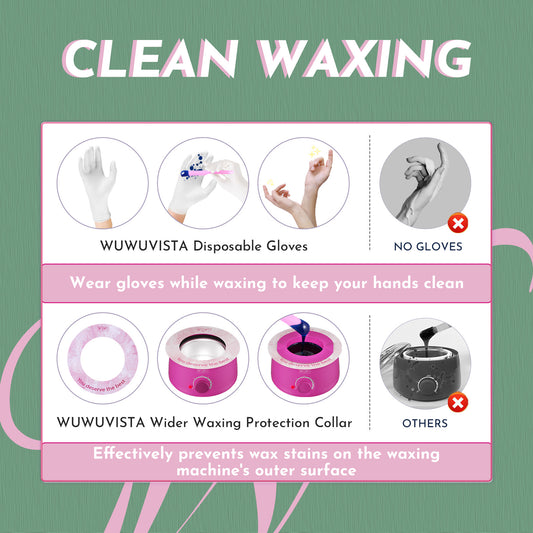Waxing Kit 56pc Hair Removal Set For Brazilian, Face, Body, Includes Wax Warmer, Wax Beads & Post-Care Kit